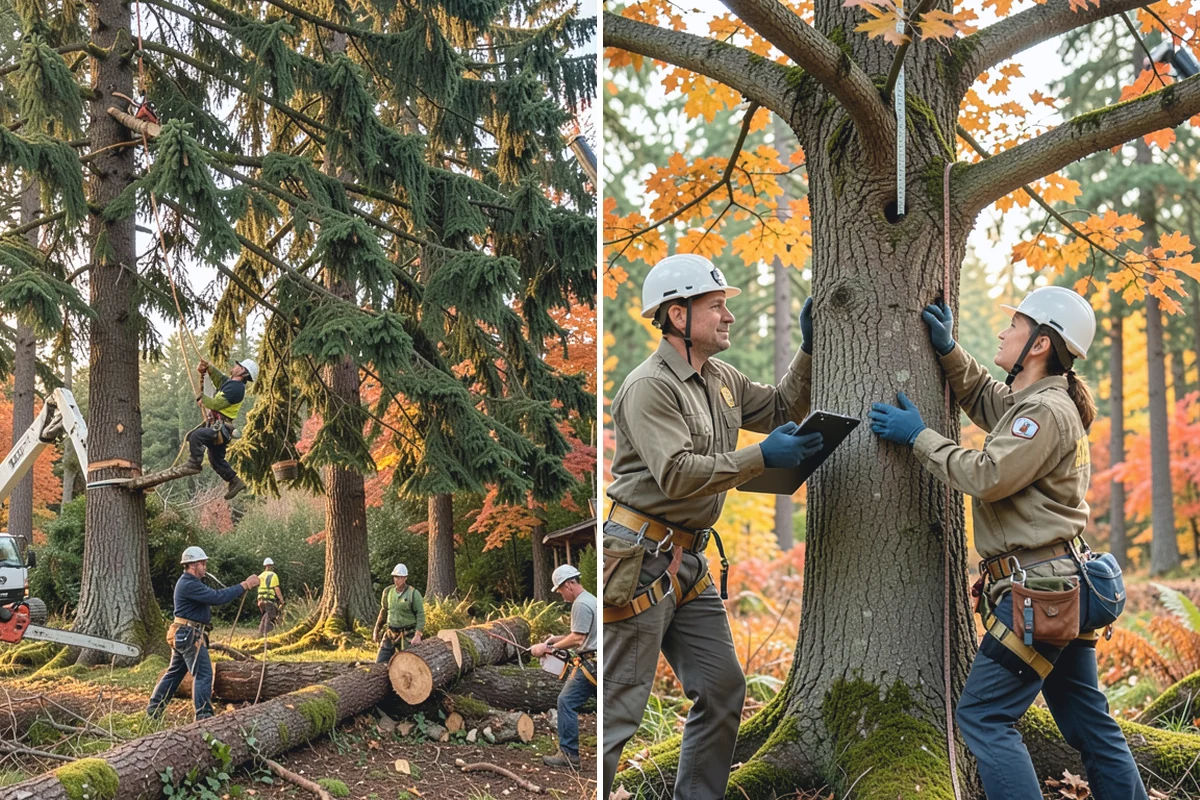 Blackberry removal in Marysville, Snohomish County, WA - Assess the site and mark features to protect