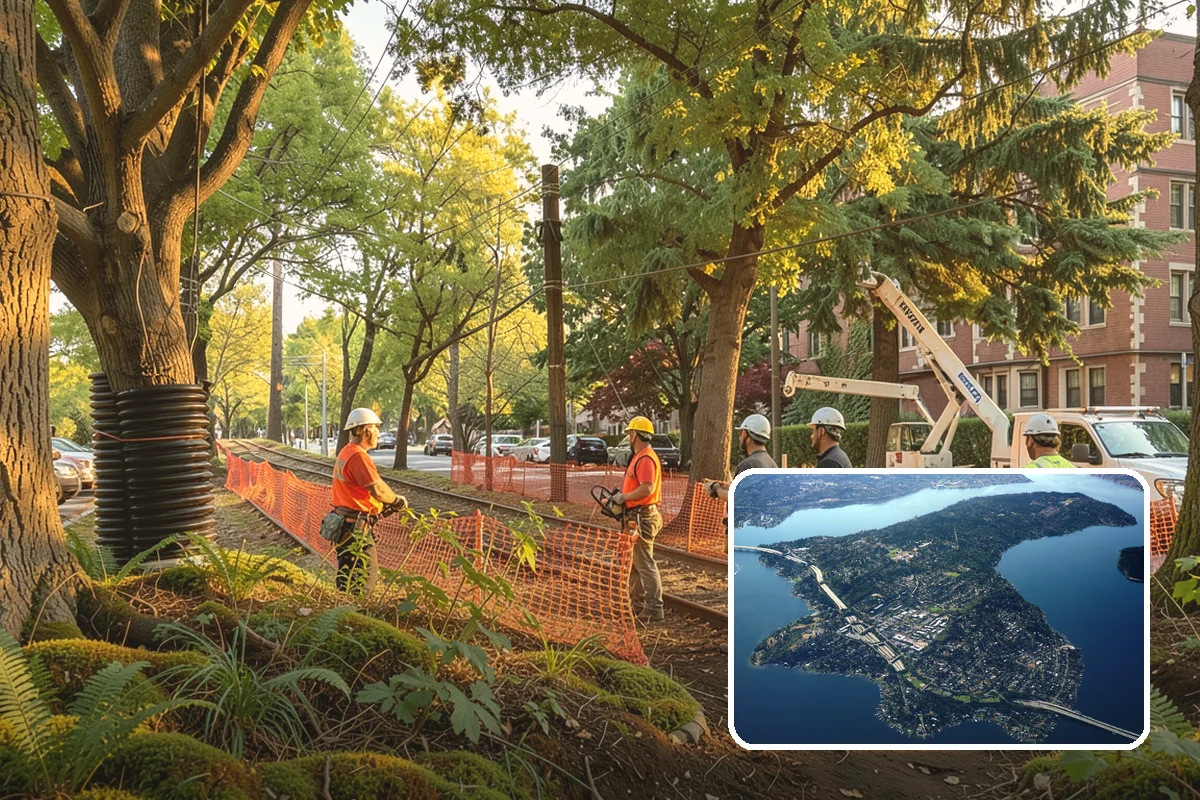 Blackberry removal in Mercer Island, King County, WA - Improves access and usability of a site