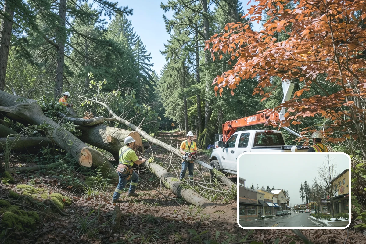 Blackberry removal in Mill Creek, Snohomish County, WA - Improves access and usability of a site
