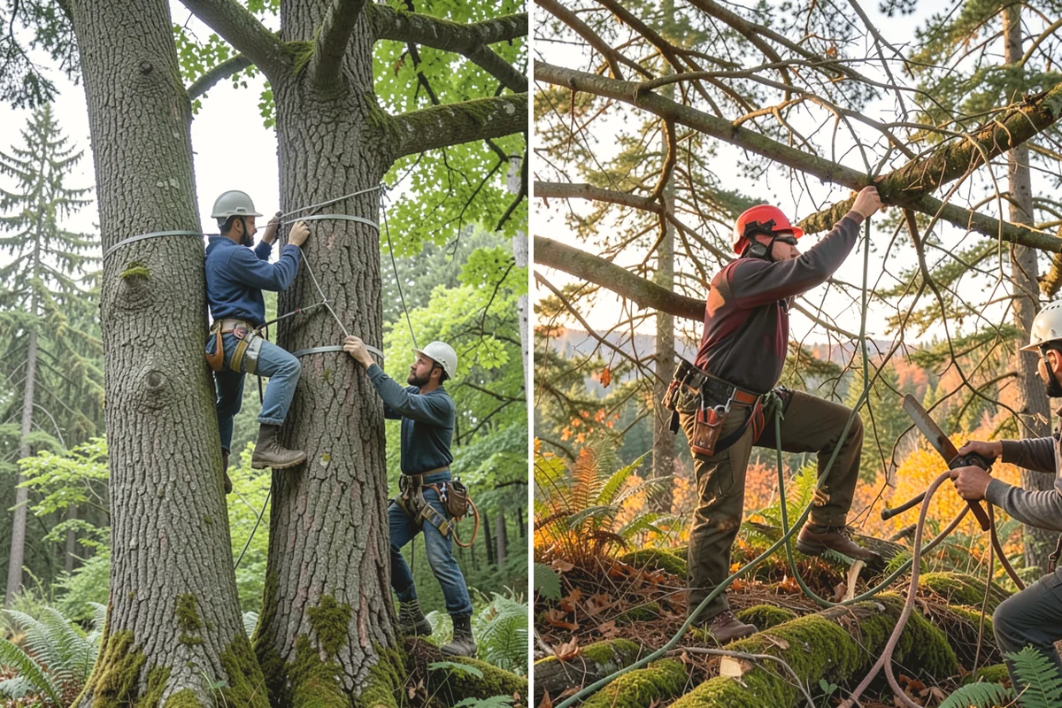 Blackberry removal in Monroe, Snohomish County, WA - Assess the site and mark features to protect