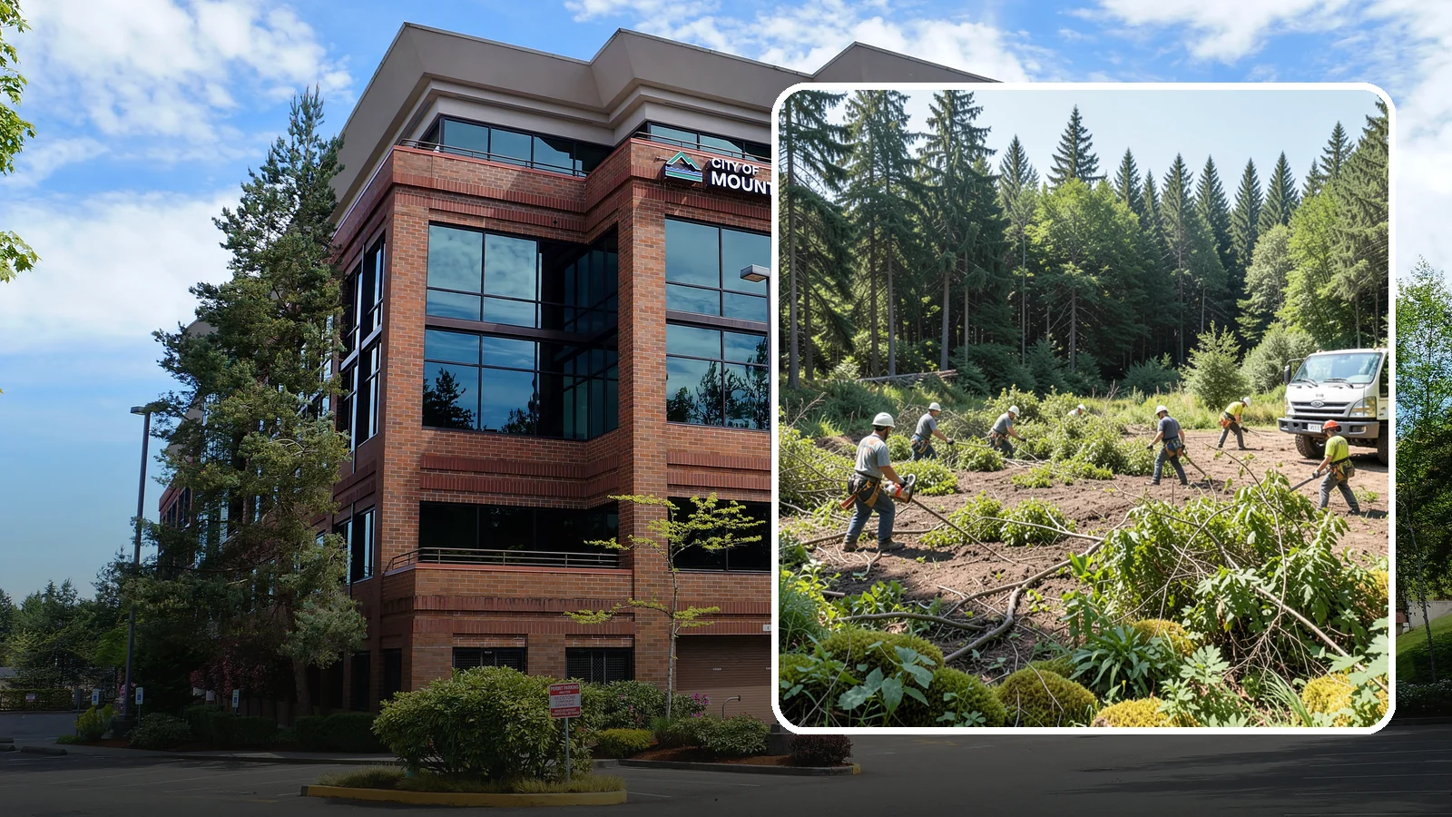 Blackberry removal in Mountlake Terrace, Snohomish County, WA - The removal of invasive blackberry thickets.