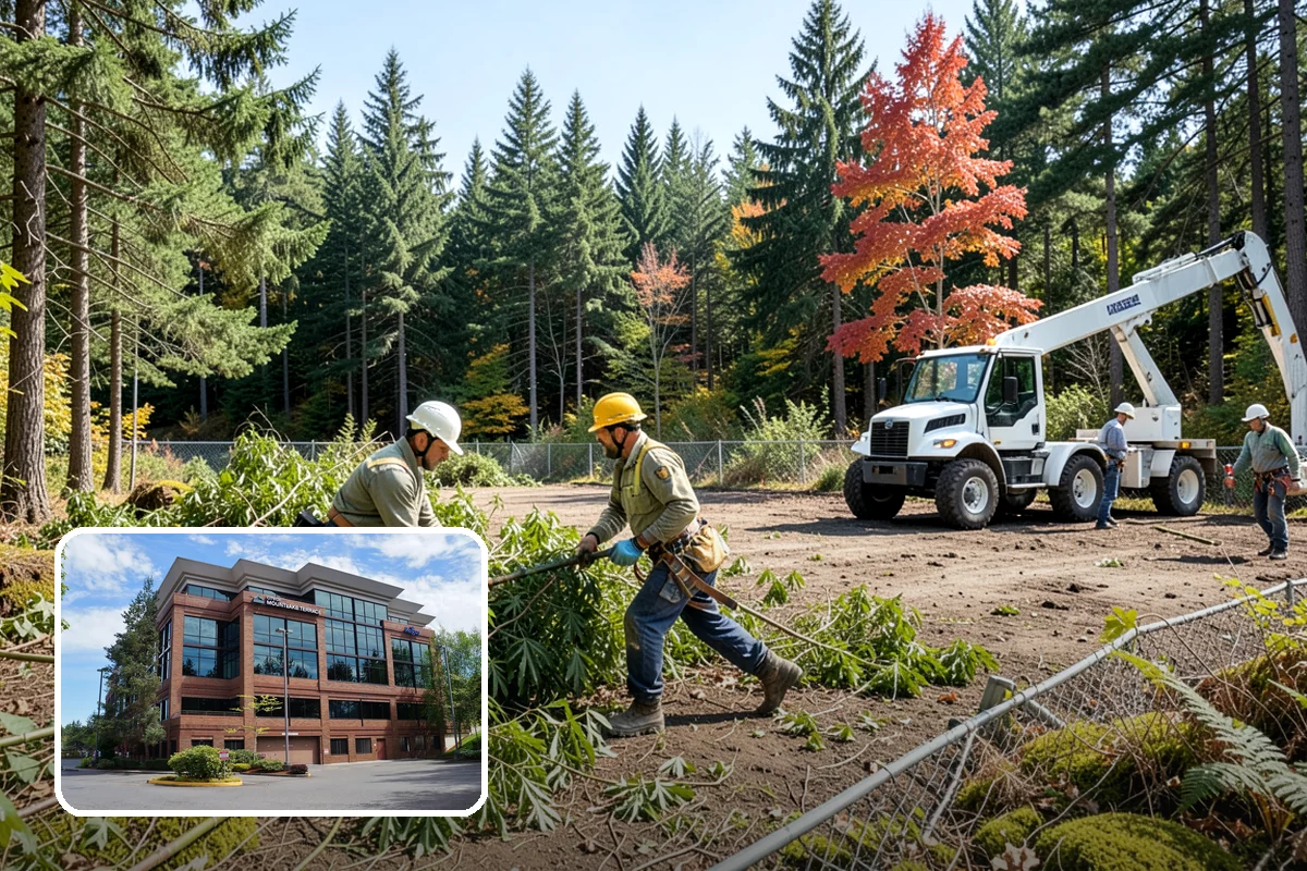 Blackberry removal in Mountlake Terrace, Snohomish County, WA - Improves access and usability of a site