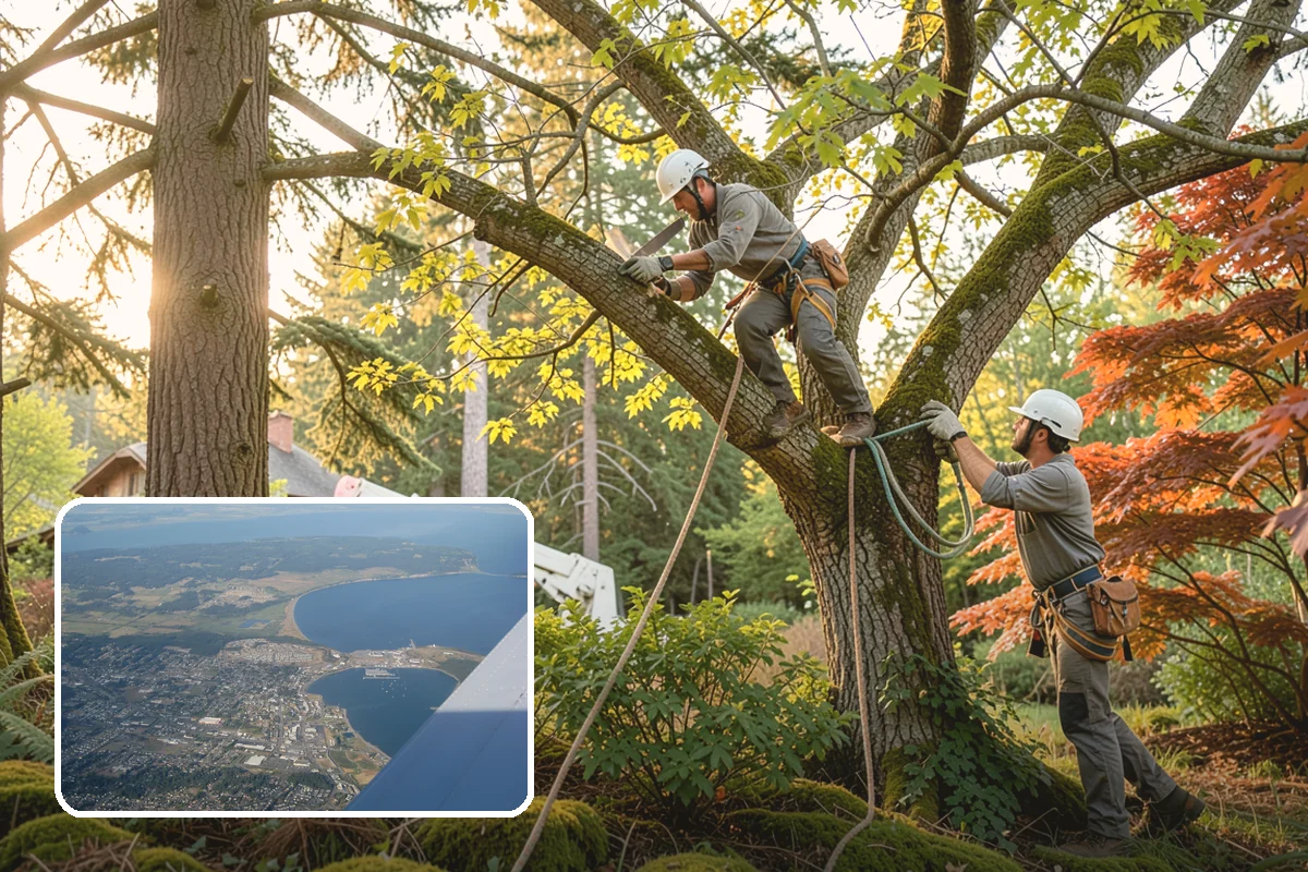 Blackberry removal in Oak Harbor, Island County, WA - Improves access and usability of a site