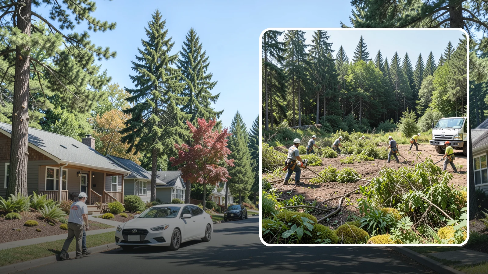 Blackberry removal in Orting, Pierce County, WA - The removal of invasive blackberry thickets.
