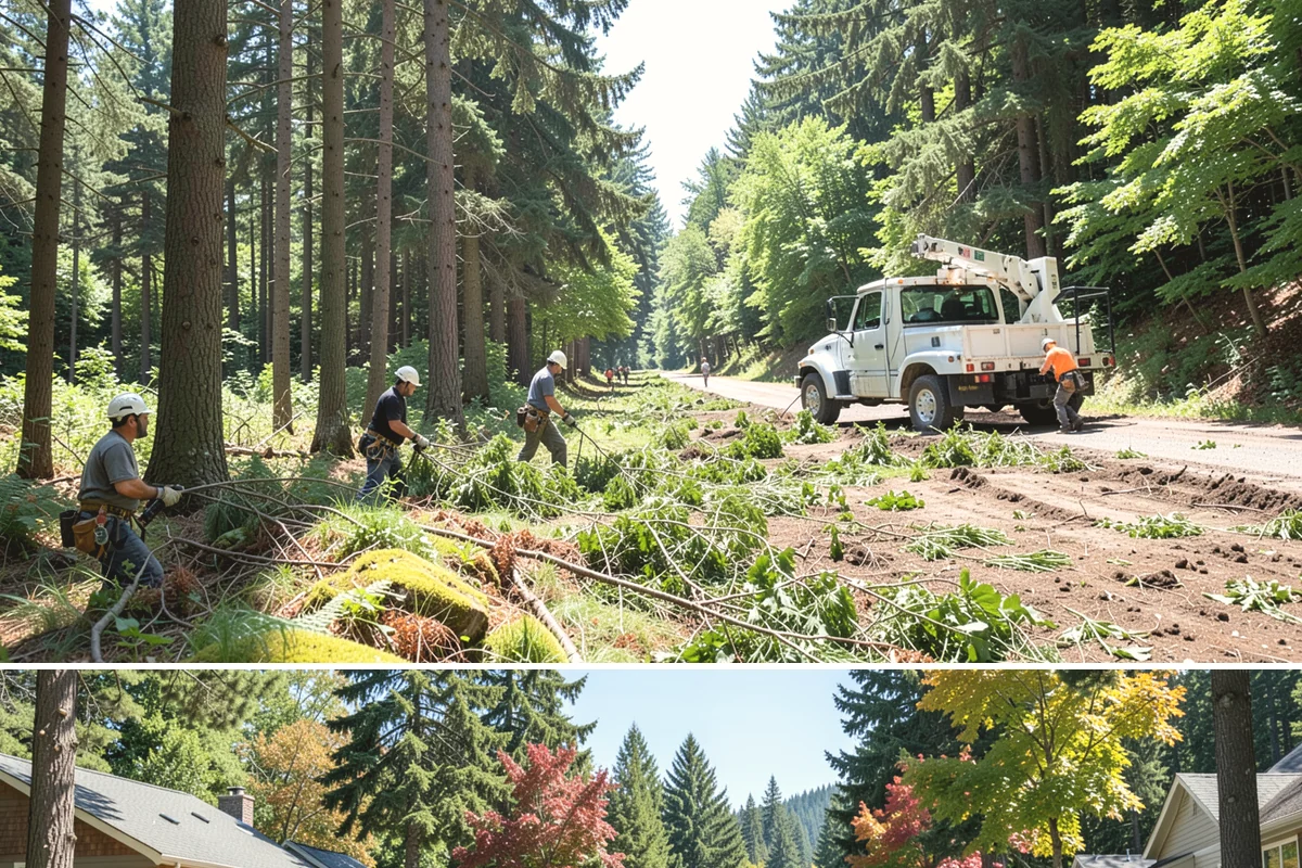 Blackberry removal in Orting, Pierce County, WA - Removal can occur year-round but may require specific equipment or extra caution during wet seasons to manage invasive species...