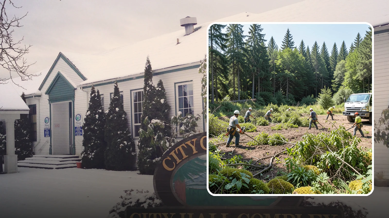 Blackberry removal in Pacific, King County, WA - The removal of invasive blackberry thickets.