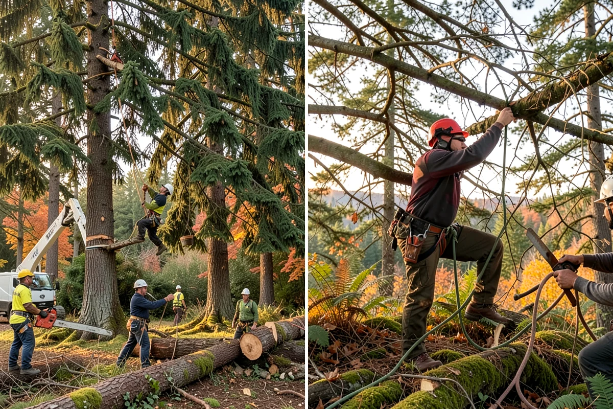 Blackberry removal in Pacific, King County, WA - Assess the site and mark features to protect