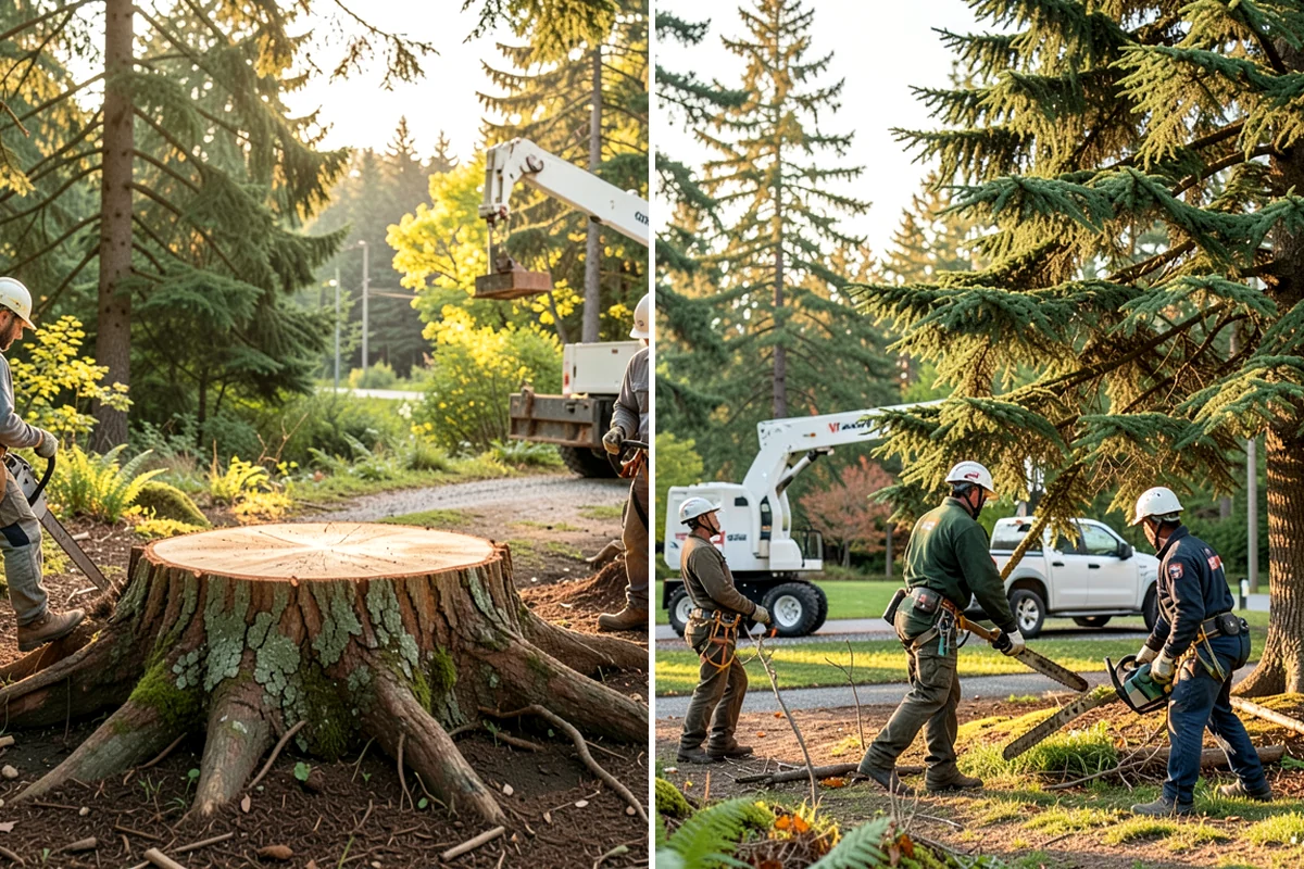 Blackberry removal in Puyallup, Pierce County, WA - Assess the site and mark features to protect