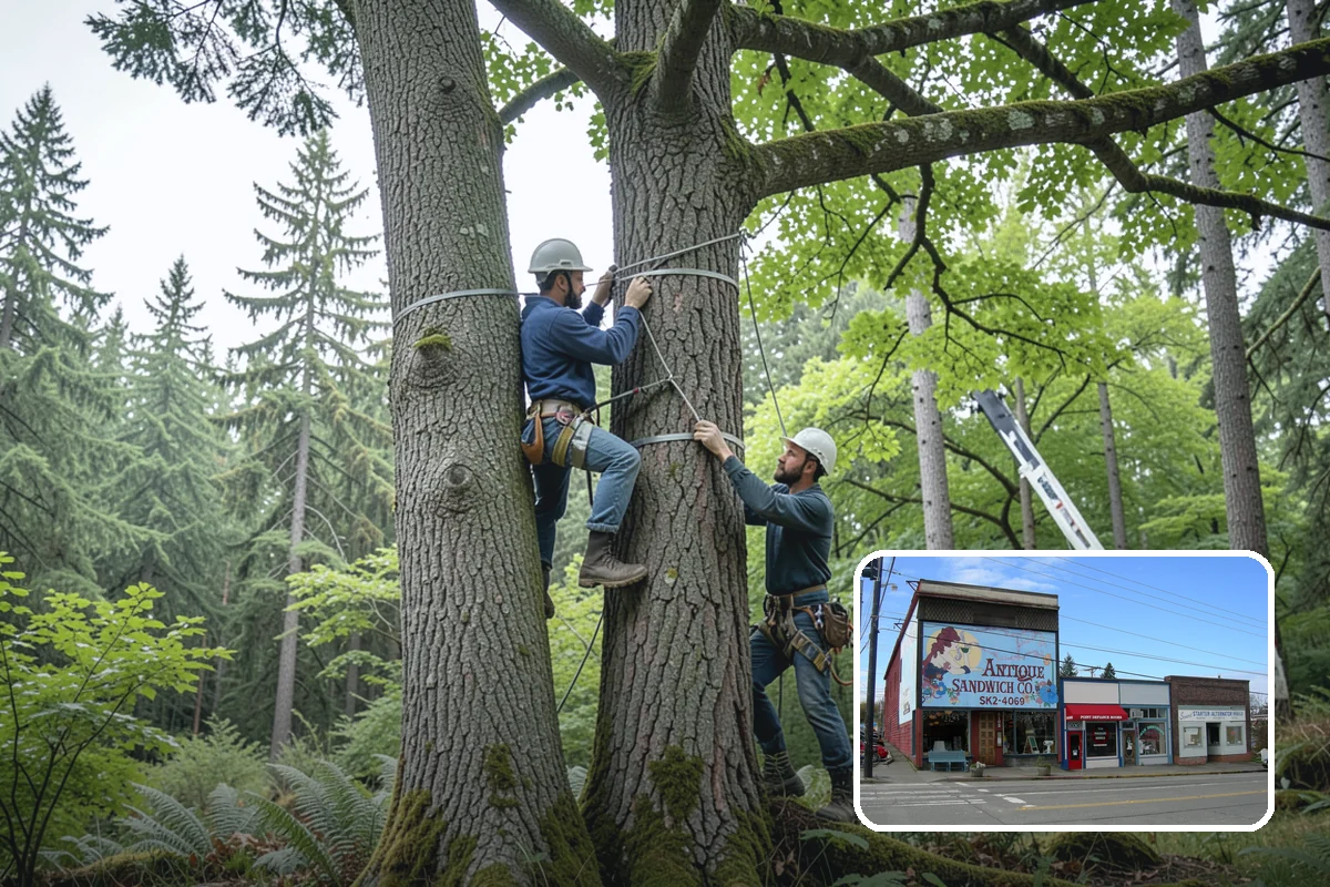 Blackberry removal in Ruston, Pierce County, WA - Improves access and usability of a site