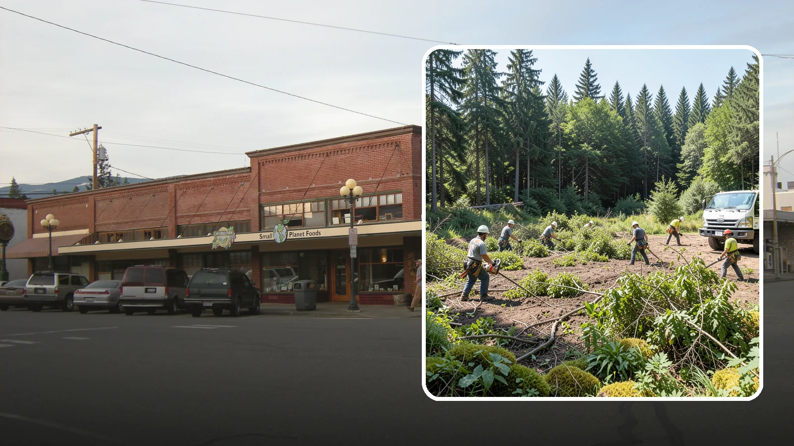 Blackberry removal in Sedro-Woolley, Skagit County, WA - The removal of invasive blackberry thickets.