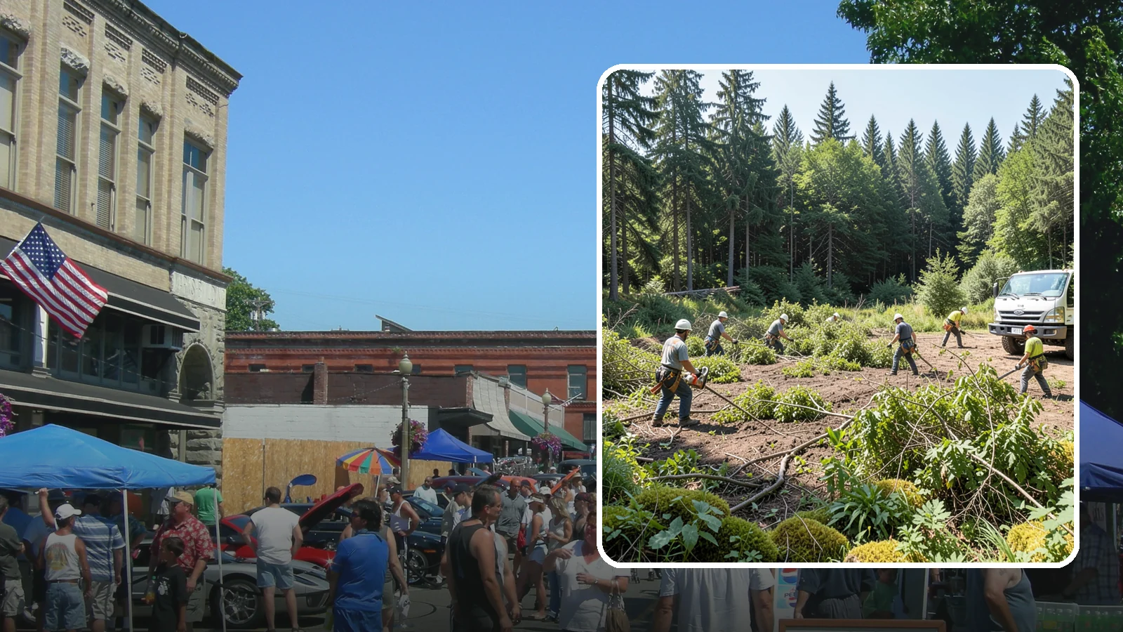 Blackberry removal in Snohomish, Snohomish County, WA - The removal of invasive blackberry thickets.