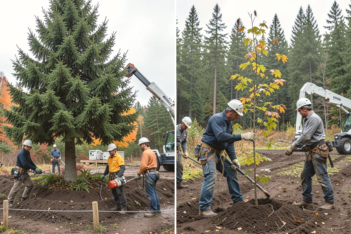Blackberry removal in Tacoma, Pierce County, WA - Assess the site and mark features to protect