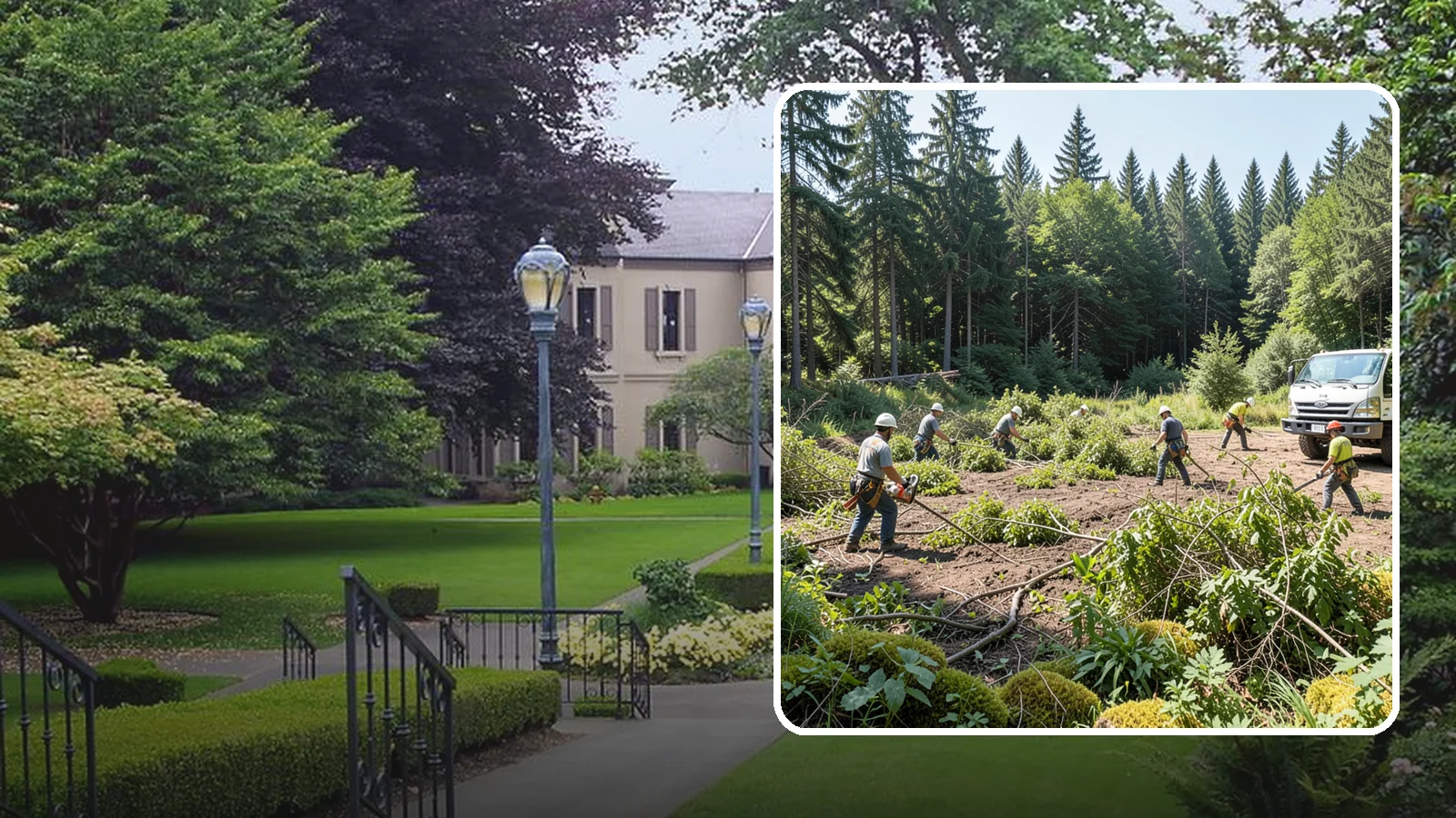 Blackberry removal in Woodinville, King County, WA - The removal of invasive blackberry thickets.