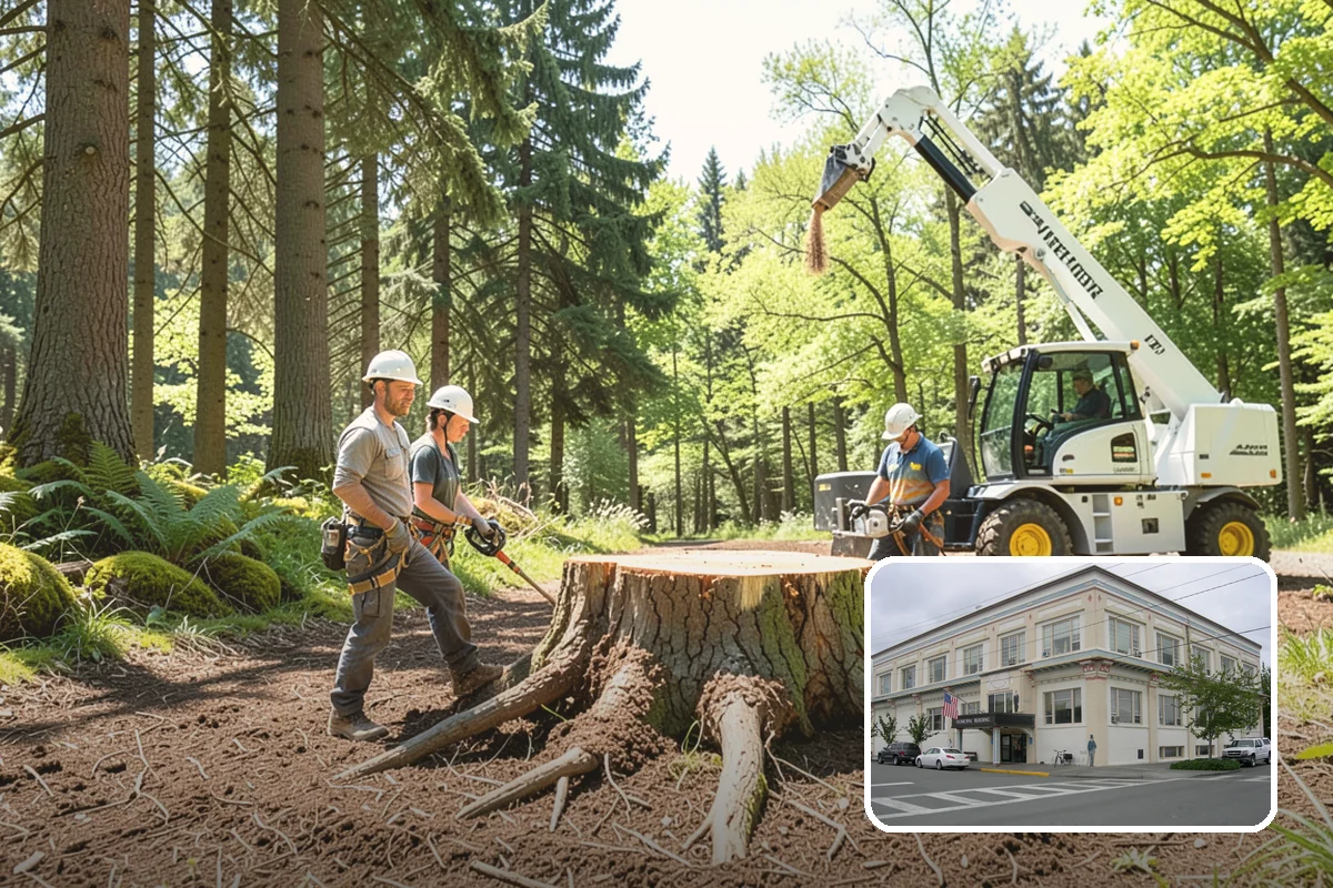 Brush Chipping in Anacortes, Skagit County, WA - Turns removed wood and debris into usable products