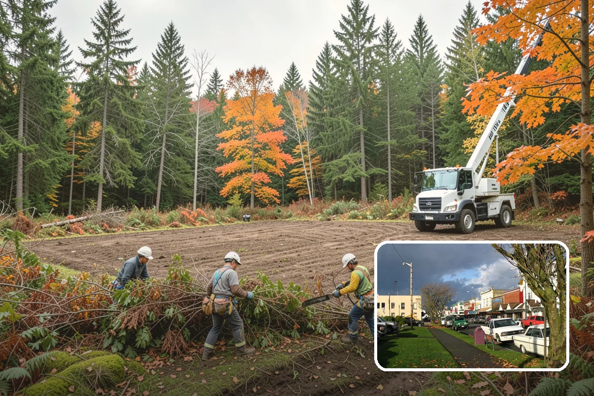 Brush Chipping in Arlington, Snohomish County, WA - Turns removed wood and debris into usable products