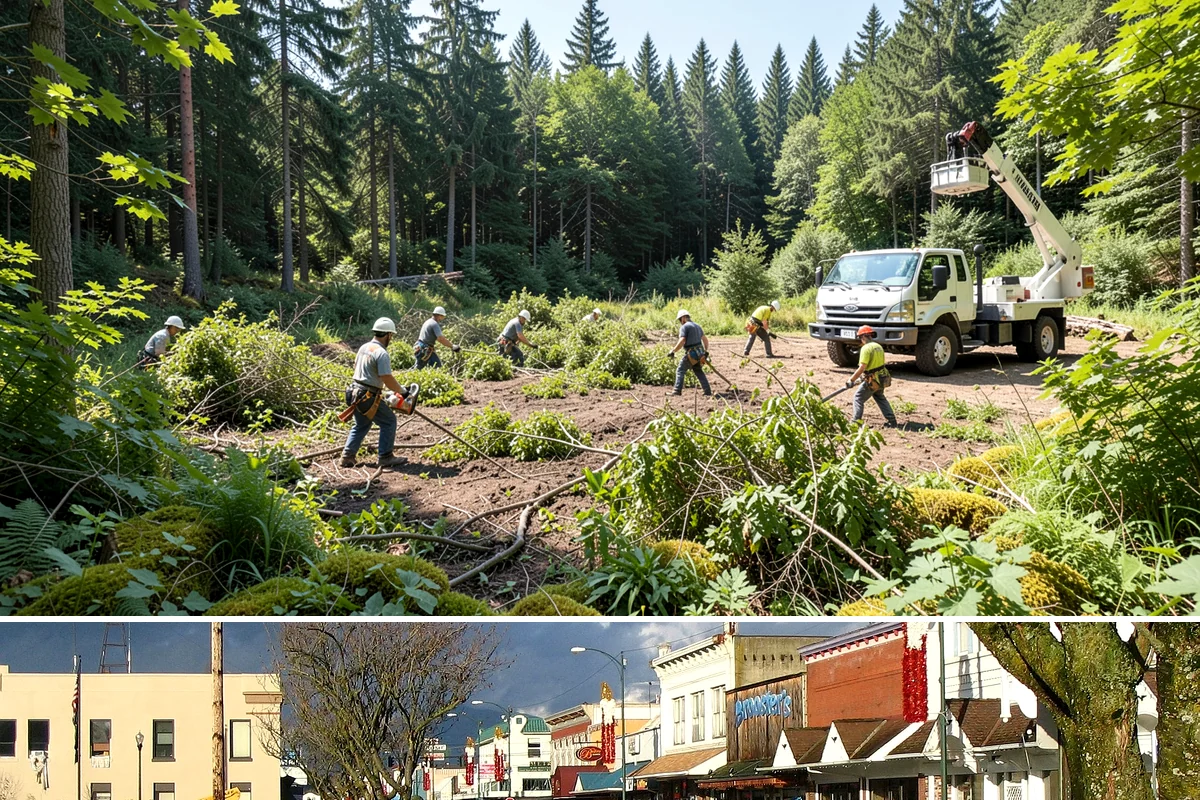 Brush Chipping in Arlington, Snohomish County, WA - This service is performed year-round but may be restricted during heavy rain or snow events that create unsafe ground conditions...
