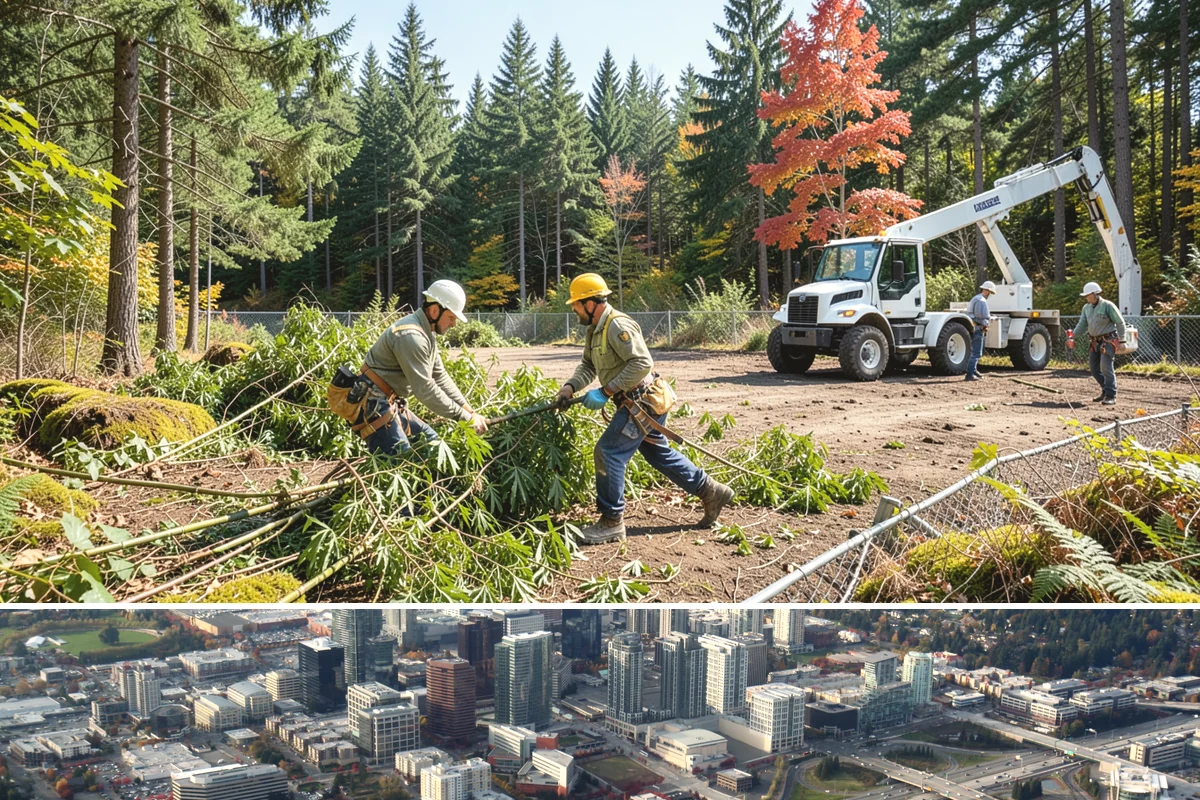 Brush Chipping in Bellevue, King County, WA - This service is performed year-round but may be restricted during heavy rain or snow events that create unsafe ground conditions...