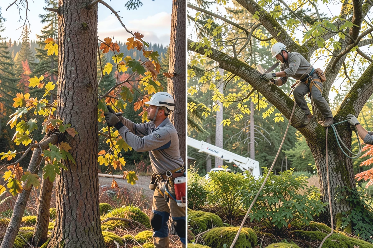 Brush Chipping in Bonney Lake, Pierce County, WA - Sort material by type and size