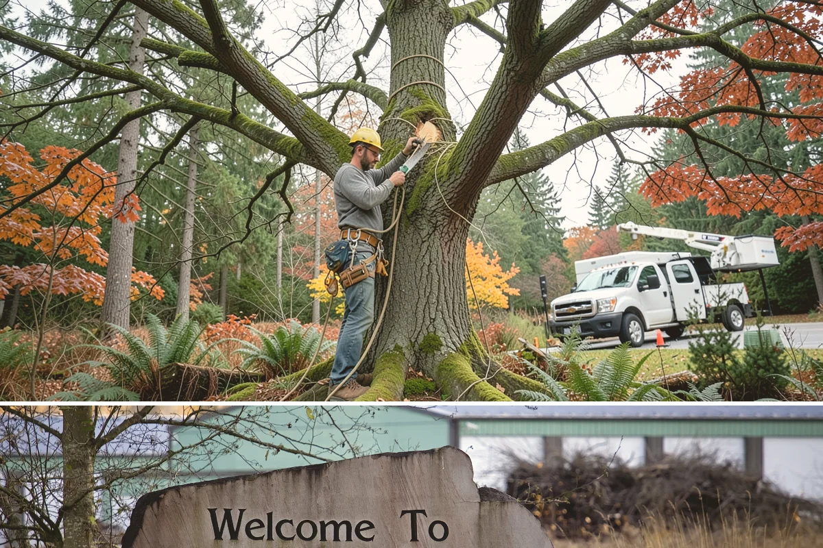 Brush Chipping in Buckley, Pierce County, WA - This service is performed year-round but may be restricted during heavy rain or snow events that create unsafe ground conditions...