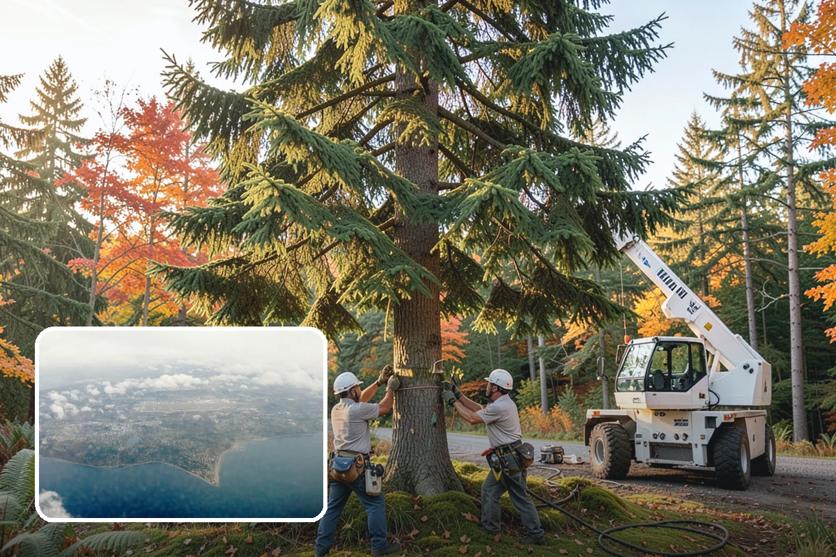Brush Chipping in Burien, King County, WA - Turns removed wood and debris into usable products