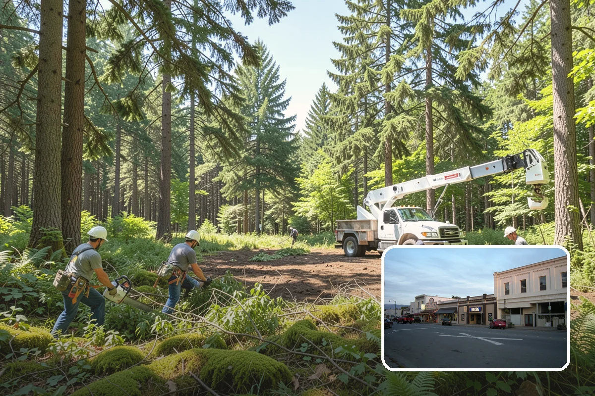 Brush Chipping in Burlington, Skagit County, WA - Turns removed wood and debris into usable products
