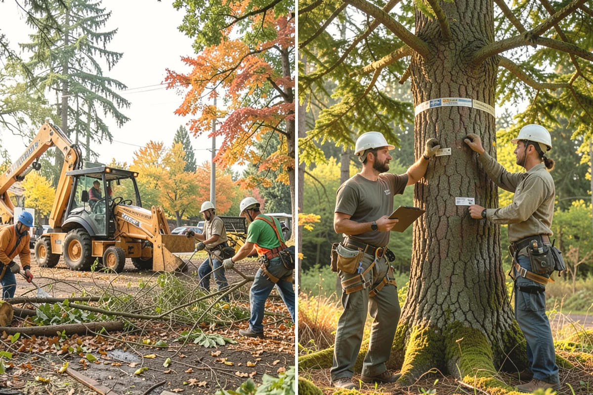 Brush Chipping in Burlington, Skagit County, WA - Sort material by type and size
