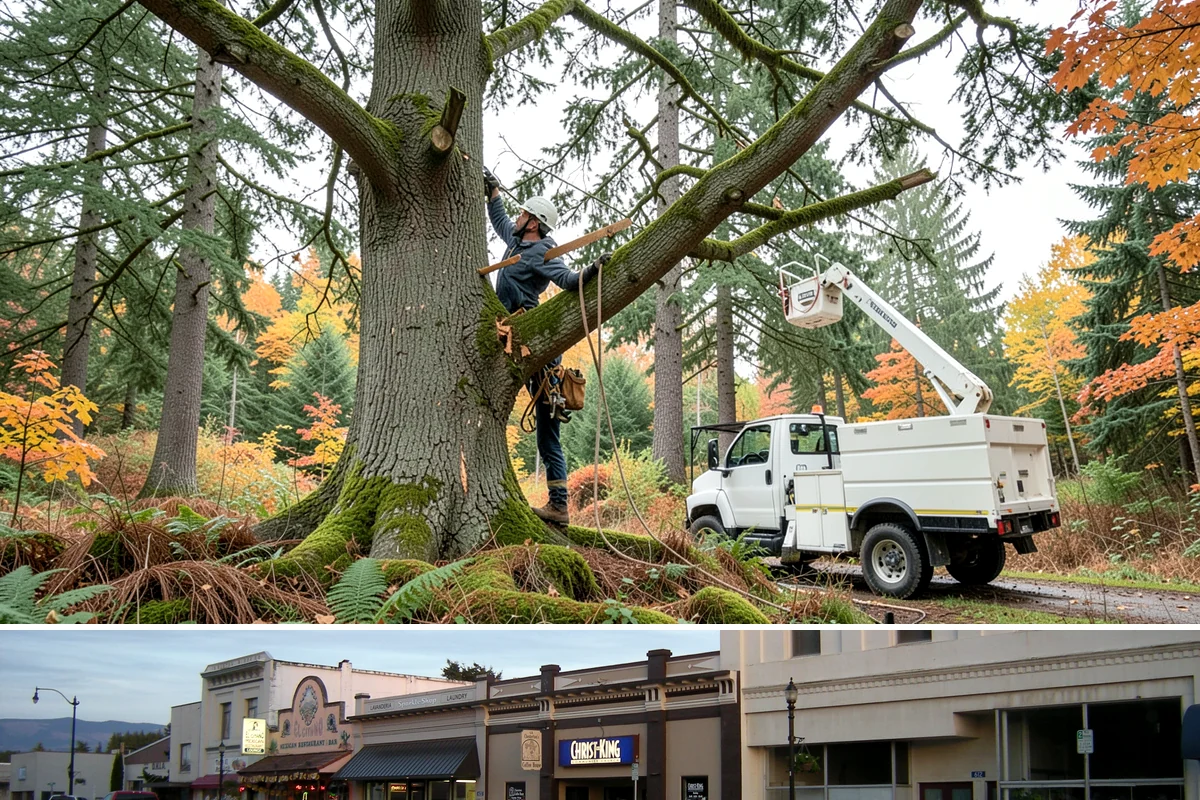 Brush Chipping in Burlington, Skagit County, WA - This service is performed year-round but may be restricted during heavy rain or snow events that create unsafe ground conditions...