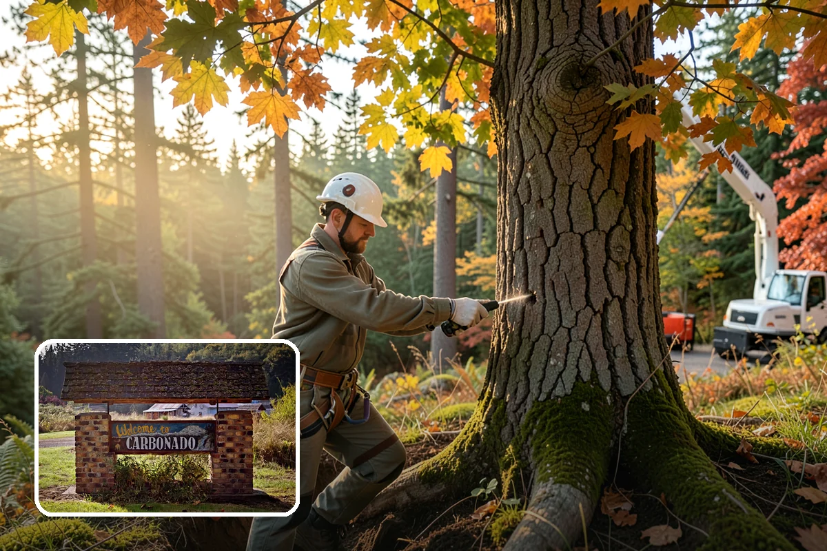 Brush Chipping in Carbonado, Pierce County, WA - Turns removed wood and debris into usable products