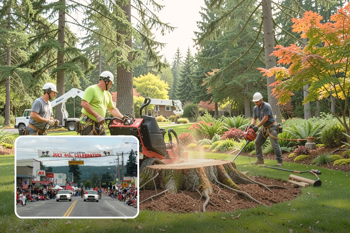 Brush Chipping in Carnation, King County, WA - Turns removed wood and debris into usable products