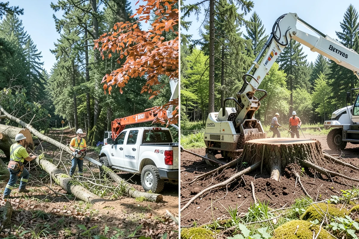 Brush Chipping in Clyde Hill, King County, WA - Sort material by type and size