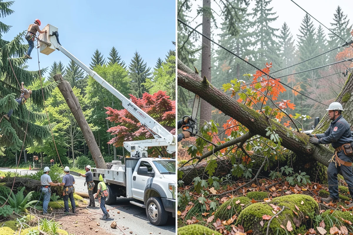 Brush Chipping in Coupeville, Island County, WA - Sort material by type and size
