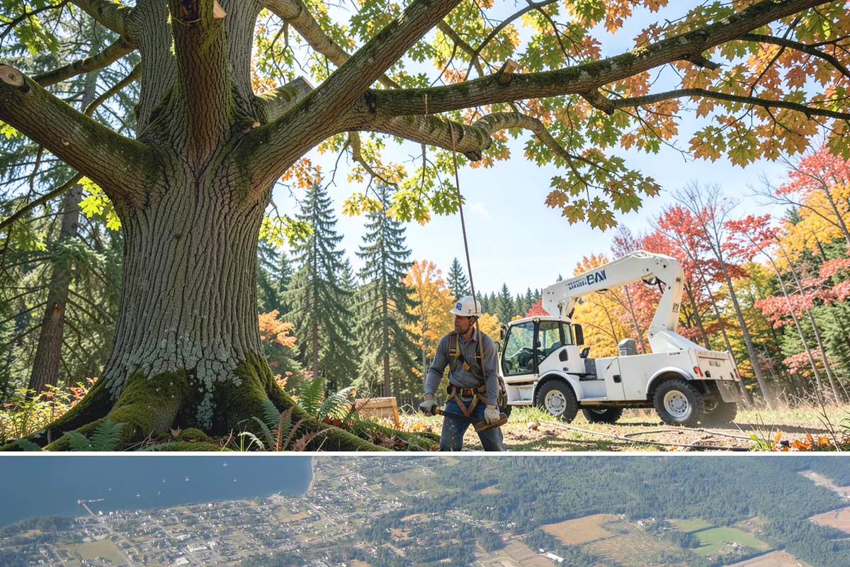 Brush Chipping in Coupeville, Island County, WA - This service is performed year-round but may be restricted during heavy rain or snow events that create unsafe ground conditions...