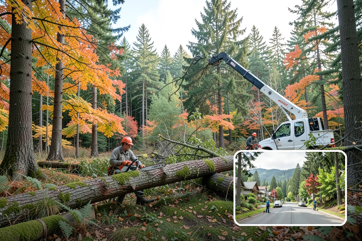 Brush Chipping in Darrington, Snohomish County, WA - Turns removed wood and debris into usable products