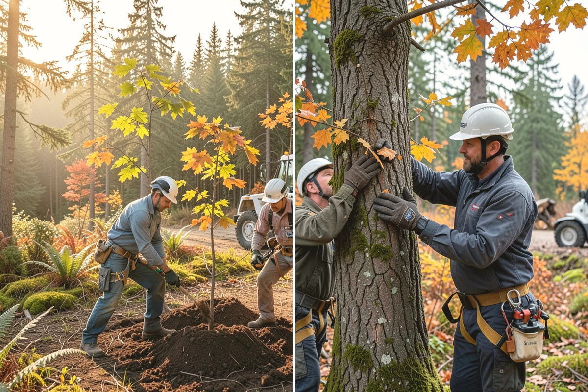 Brush Chipping in Edgewood, Pierce County, WA - Sort material by type and size