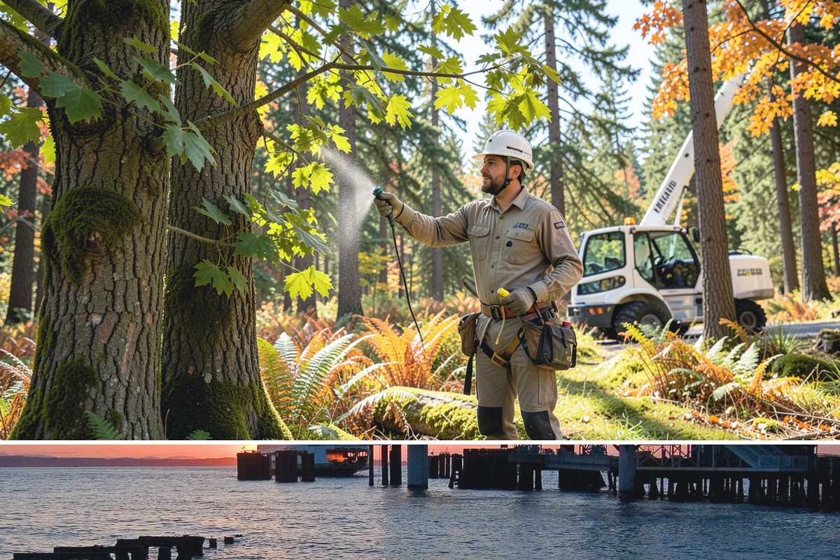 Brush Chipping in Edmonds, Snohomish County, WA - This service is performed year-round but may be restricted during heavy rain or snow events that create unsafe ground conditions...