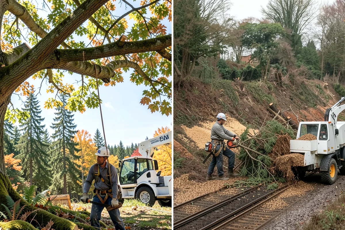 Brush Chipping in Everett, Snohomish County, WA - Sort material by type and size