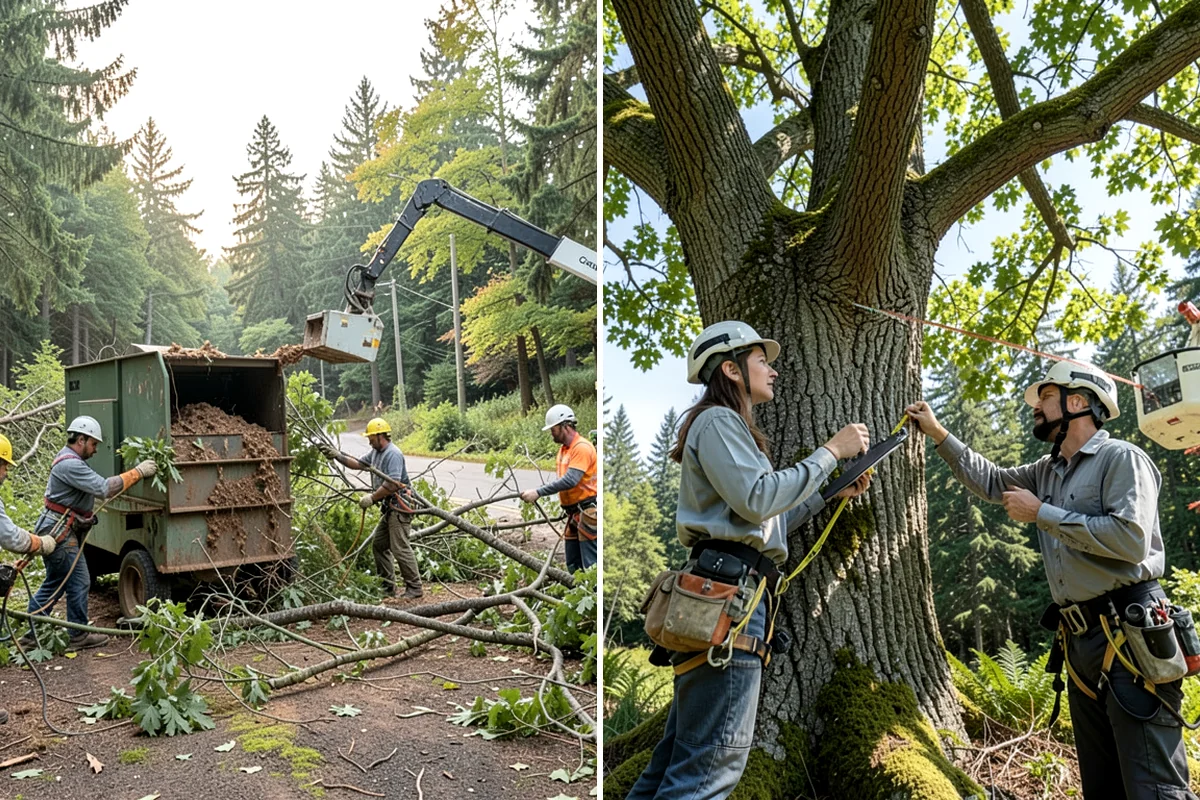 Brush Chipping in Federal Way, King County, WA - Sort material by type and size
