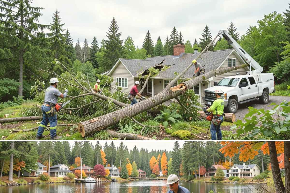 Brush Chipping in La Conner, Skagit County, WA - This service is performed year-round but may be restricted during heavy rain or snow events that create unsafe ground conditions...