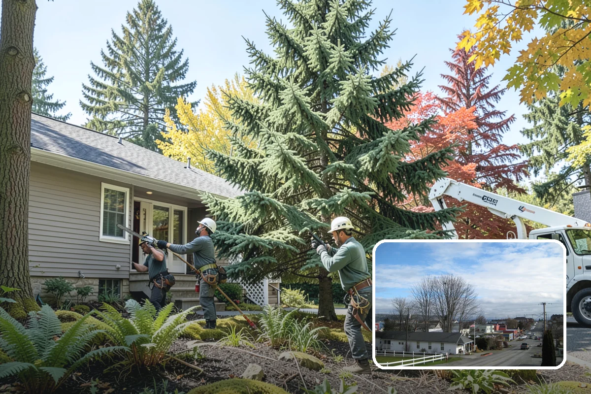 Brush Chipping in Langley, Island County, WA - Turns removed wood and debris into usable products