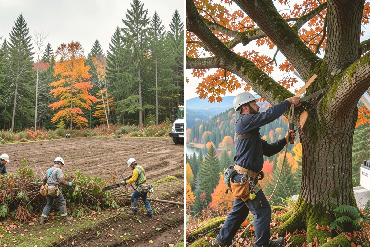 Brush Chipping in Langley, Island County, WA - Sort material by type and size