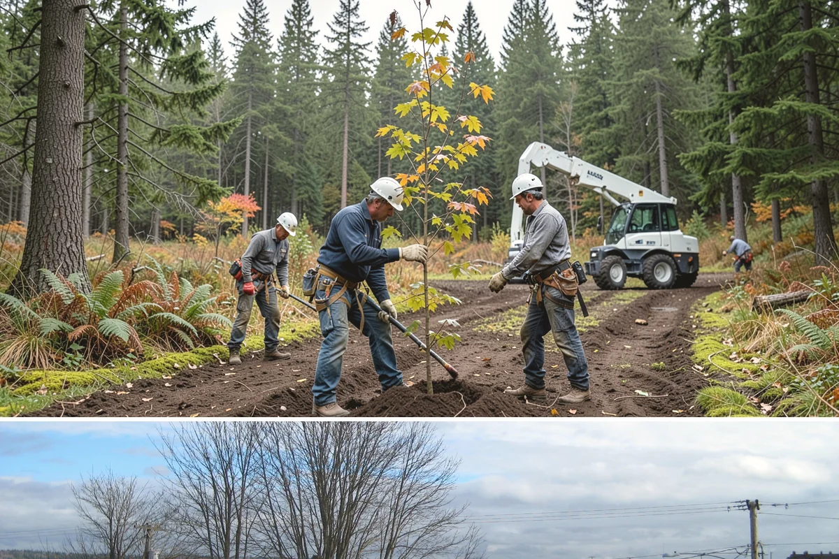 Brush Chipping in Langley, Island County, WA - This service is performed year-round but may be restricted during heavy rain or snow events that create unsafe ground conditions...
