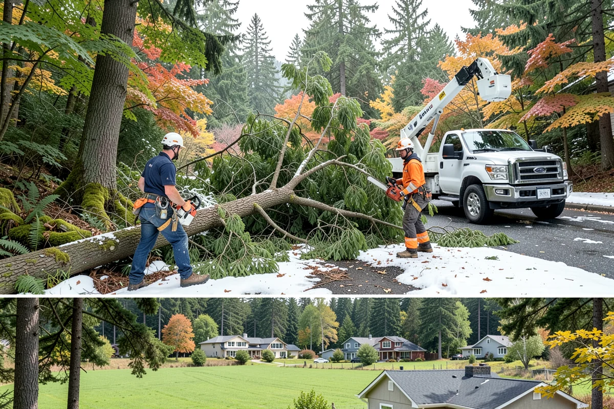 Brush Chipping in Lyman, Skagit County, WA - This service is performed year-round but may be restricted during heavy rain or snow events that create unsafe ground conditions...