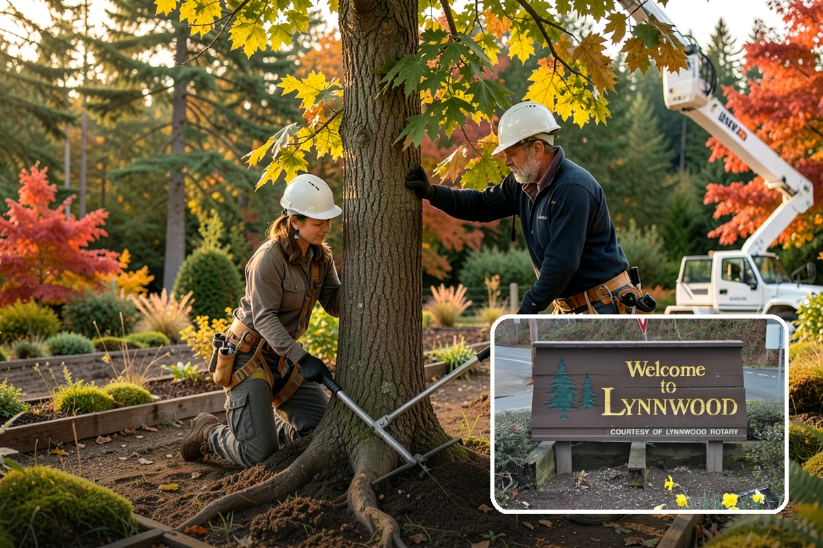 Brush Chipping in Lynnwood, Snohomish County, WA - Turns removed wood and debris into usable products