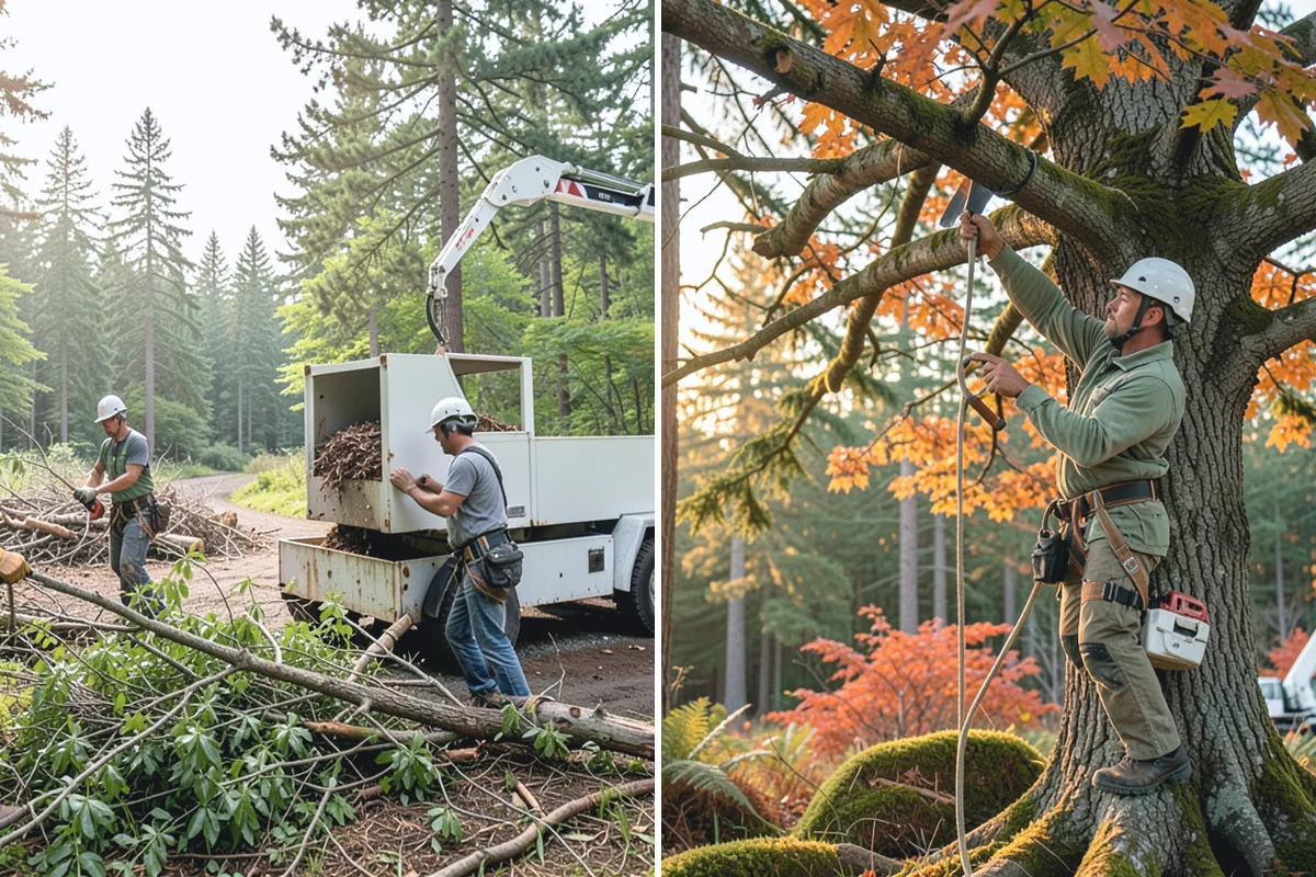 Brush Chipping in Medina, King County, WA - Sort material by type and size
