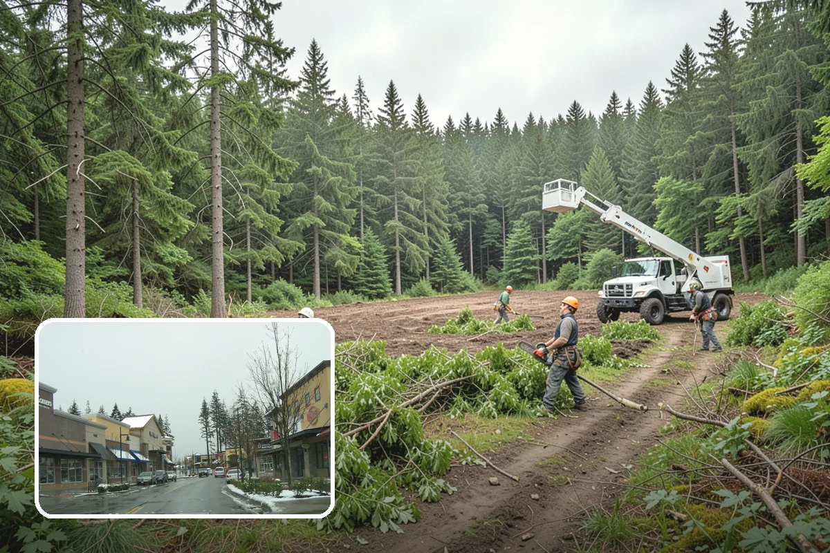 Brush Chipping in Mill Creek, Snohomish County, WA - Turns removed wood and debris into usable products