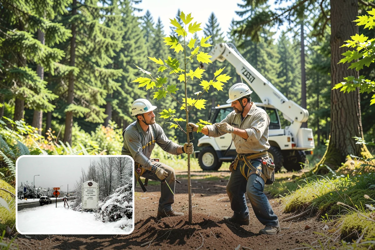 Brush Chipping in Newcastle, King County, WA - Turns removed wood and debris into usable products