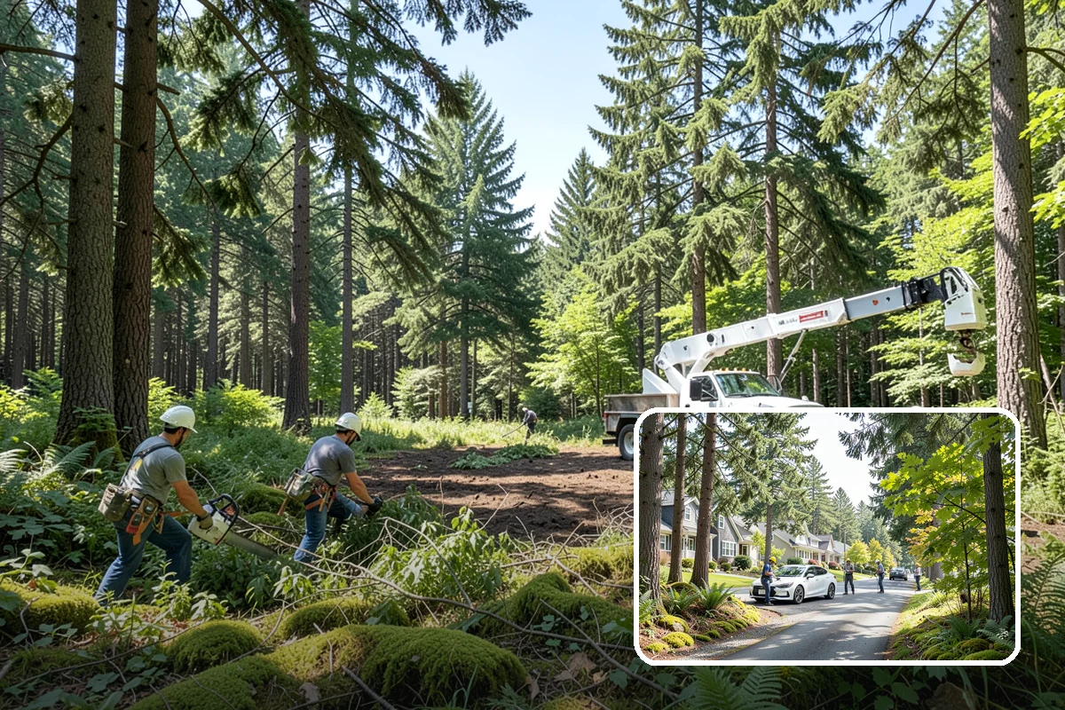 Brush Chipping in Normandy Park, King County, WA - Turns removed wood and debris into usable products