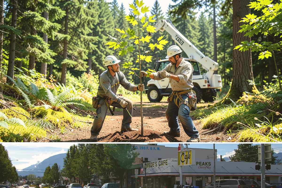Brush Chipping in North Bend, King County, WA - This service is performed year-round but may be restricted during heavy rain or snow events that create unsafe ground conditions...