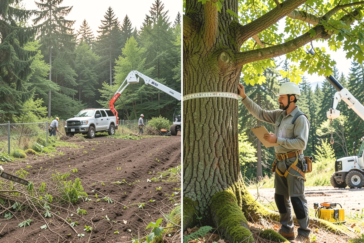 Brush Chipping in Oak Harbor, Island County, WA - Sort material by type and size