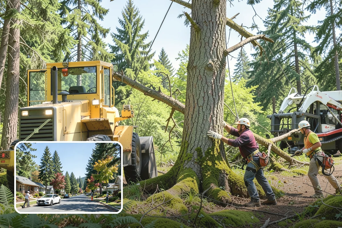 Brush Chipping in Orting, Pierce County, WA - Turns removed wood and debris into usable products
